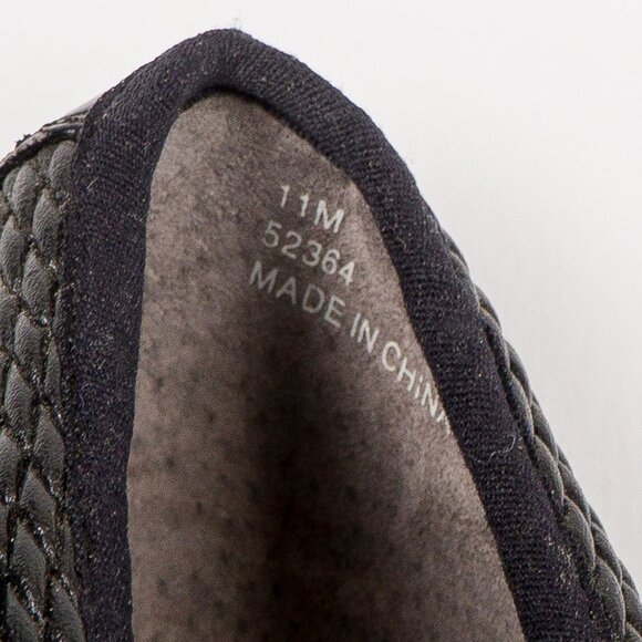 FootSmart Stretchables Chelsea Pump 11M Womens Heel Black Comfort 52364 - Picture 4 of 7